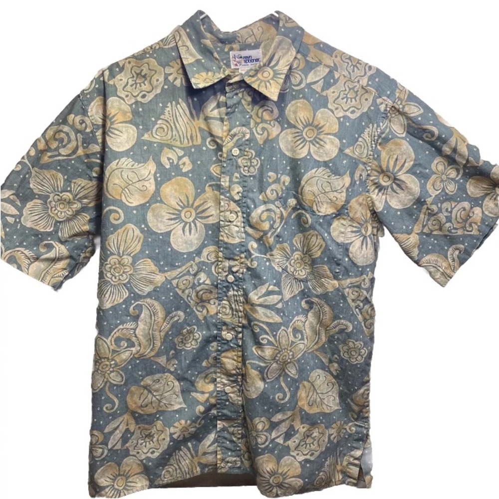 Reyn Spooner Vintage Hawaiian Shirt With Matching Trunks Men’s Medium.